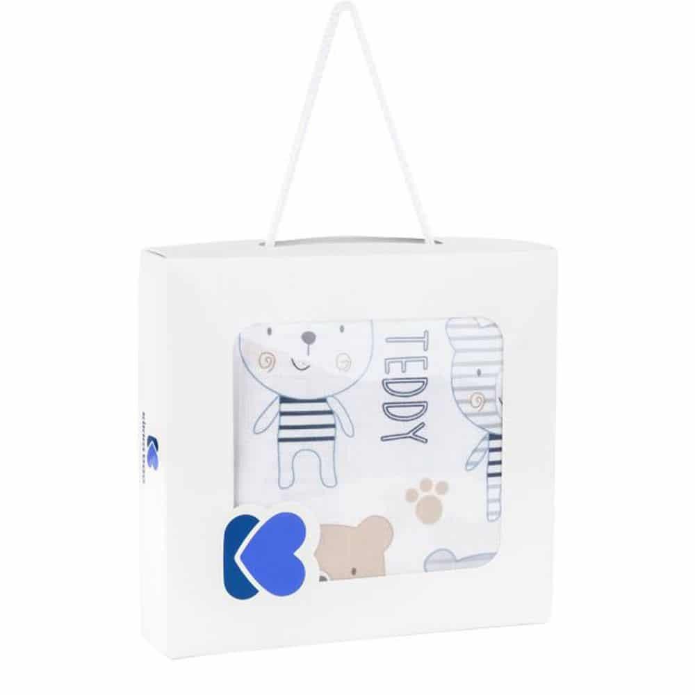 Κουβέρτα-Πάνα Μουσελίνα 120x120cm Kikka Boo Bear Beige - Image 2