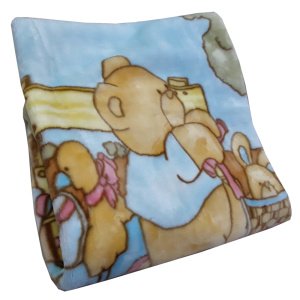 Κουβέρτα Ισπανική Microfiber 100x140cm Lorelli Blue