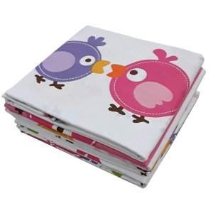 Παπλωματοθήκη 110x150cm Beboulino Pink Lovely Birds