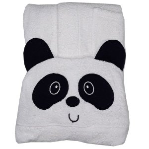 Παιδικό Μπουρνούζι XL Beboulino White Panda