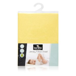 Σεντόνι με Λάστιχο 60x120cm Jersey Lorelli Yellow