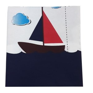 Σεντόνι Κούνιας 95x150cm Beboulino Navio