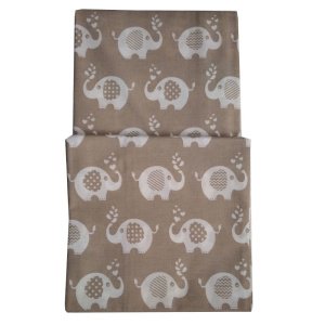 Σεντόνια 2τμχ 100x210cm Beboulino Beige Elephants