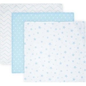Πάνες Αγκαλιάς Σετ 3τμχ Muslin Trio Lorelli Blue Mix