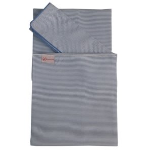 Σεντόνια 2τμχ 95x150cm με Μαξιλαροθήκη Beboulino Rige Lines Blue