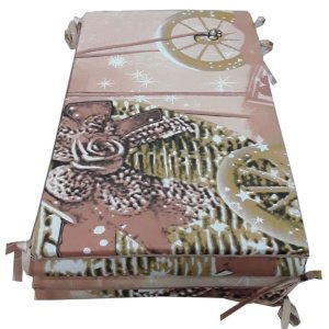 Προστατευτική Πάντα Κούνιας 4τμχ 60x120cm Beboulino Beige Dreams