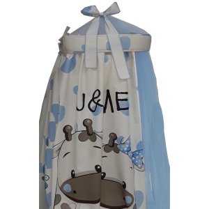 Κουνουπιέρα Κούνιας 150x450cm Beboulino You&Me blue