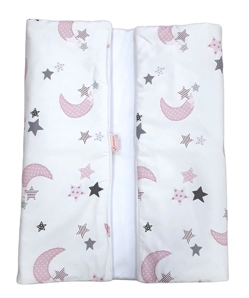 Σελτεδάκι Βαμβακερό 50x80cm Beboulino Pink Moon Stars
