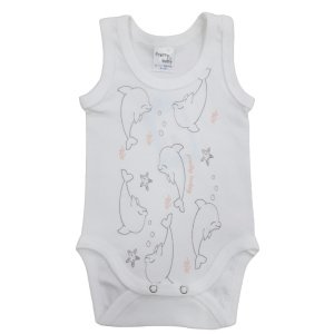 Κορμάκι Αμάνικο Pretty Dolphin Pretty Baby