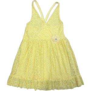 Φόρεμα Καλοκαιρινό Yellow Embroidery