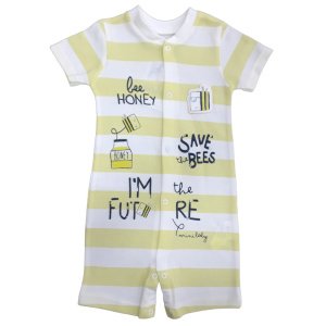 Κορμάκι Καλοκαιρινό Save the Bees Polo Yellow
