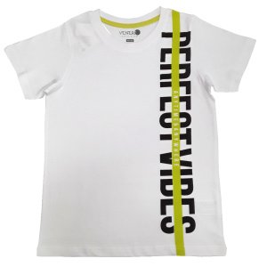 Μπλούζα T-shirt Κοντομάνικη Venere White Lime