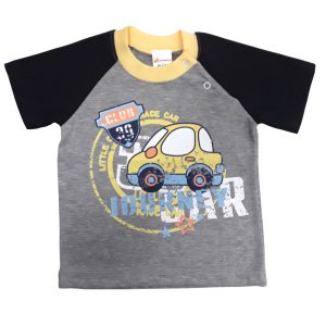 Μπλουζάκι Κοντομάνικο Journey Club Car Beboulino Grey