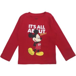 Μπλουζάκι Μακρυμάνικο It's All About Mickey Red