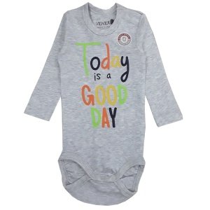 Κορμάκι Μακρυμάνικο Good Day Venere Grey