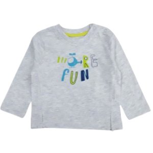 Μπλουζάκι Μακρυμάνικο More Fun Venere Grey