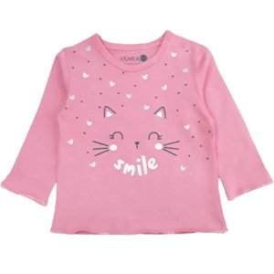 Μπλουζάκι Μακρυμάνικο Smile Venere Pink