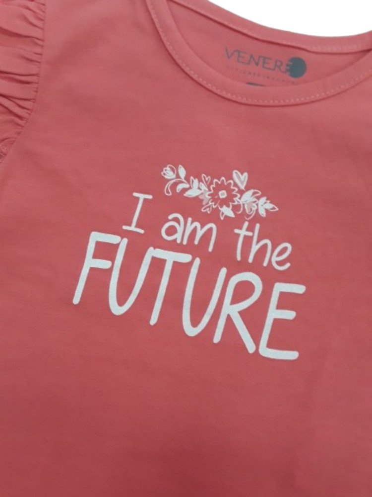 Μπλουζάκι Μακρυμάνικο I am the Future Venere Pink - Image 2