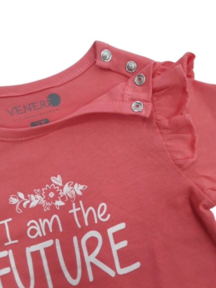 Μπλουζάκι Μακρυμάνικο I am the Future Venere Pink - Image 3