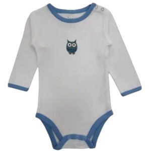 Κορμάκι Μακρυμάνικο Owl LullaBy White