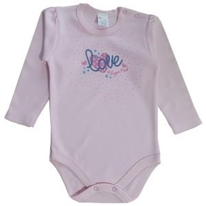 Κορμάκι Μακρυμάνικο Sugar Love Beboulino Pink