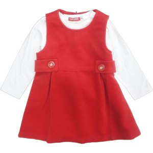 Σαραφάν Bebe Αμάνικο με Μπλούζα Red White
