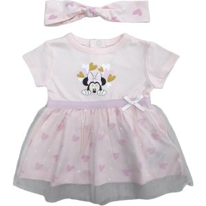 Φόρεμα με Κορδέλα Minnie Baby Pink