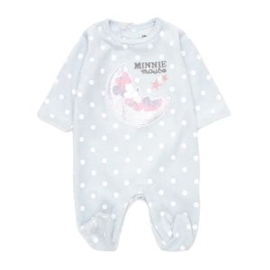 Φορμάκι Μακρυμάνικο Velour Minnie Sleeping Baby Blue