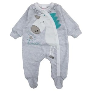 Φορμάκι Μακρυμάνικο Unicorn Beboulino Grey
