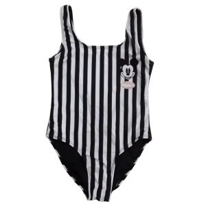 Ολόσωμο Μαγιό για Κορίτσι Disney Black White Mickey