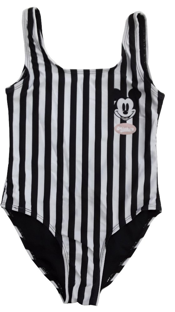 Ολόσωμο Μαγιό για Κορίτσι Disney Black White Mickey