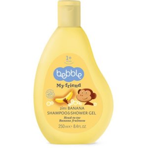 Σαμπουάν και Αφρόλουτρο 2σε1 250ml Banana Bebble