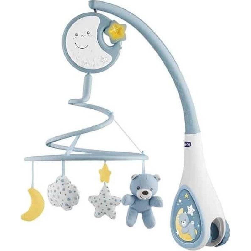 Carouzel Μουσικό Περιστρεφόμενο 3σε1 Next 2 Dream Mobile Chicco Blue