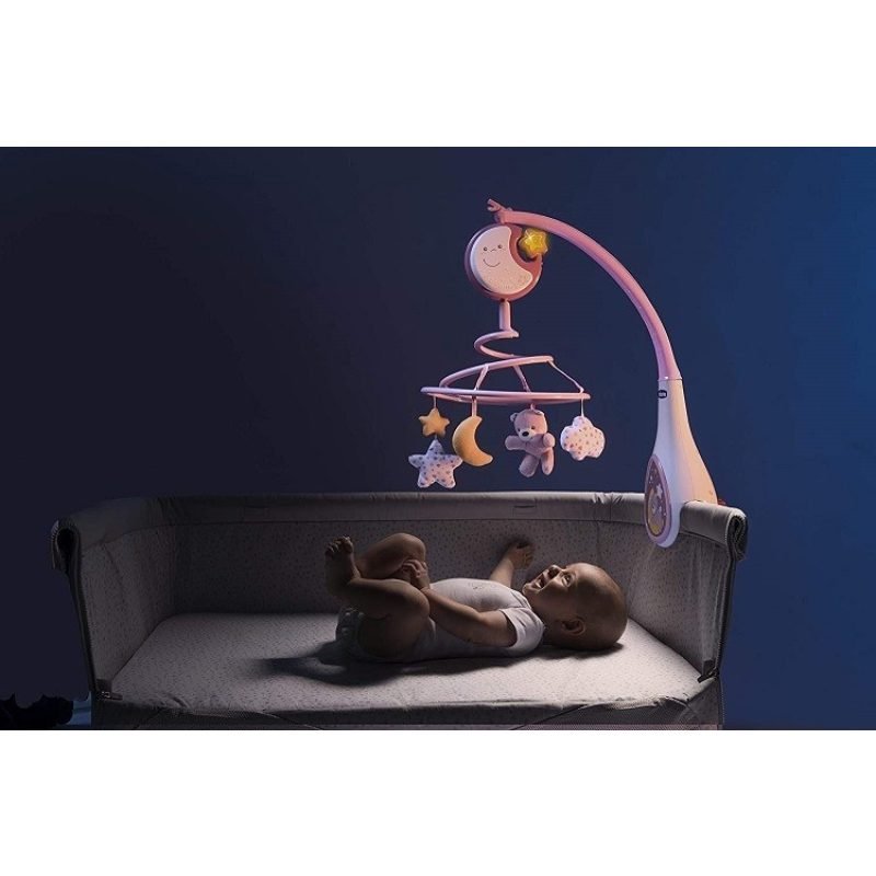 Carouzel Μουσικό Περιστρεφόμενο 3σε1 Next 2 Dream Mobile Chicco Pink - Image 2