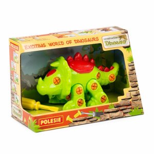 Εκπαιδευτικό Παιχνίδι σε Κουτί 32τμχ Polesie Take-apart Triceratops