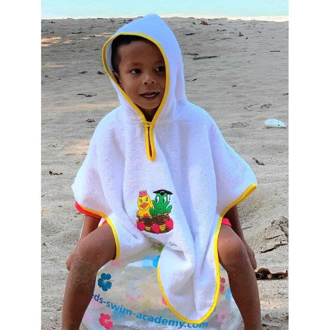 Παιδικό Poncho 60x55cm Fred's White f - Image 5