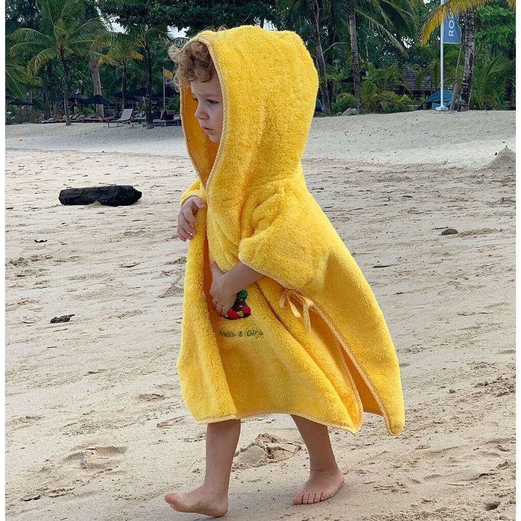 Παιδικό Poncho 60x55cm Fred's Yellow f - Image 4