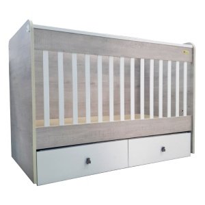 Κρεβατάκι με Λίκνισμα 70x140cm Ήρα Beboulino Aloe