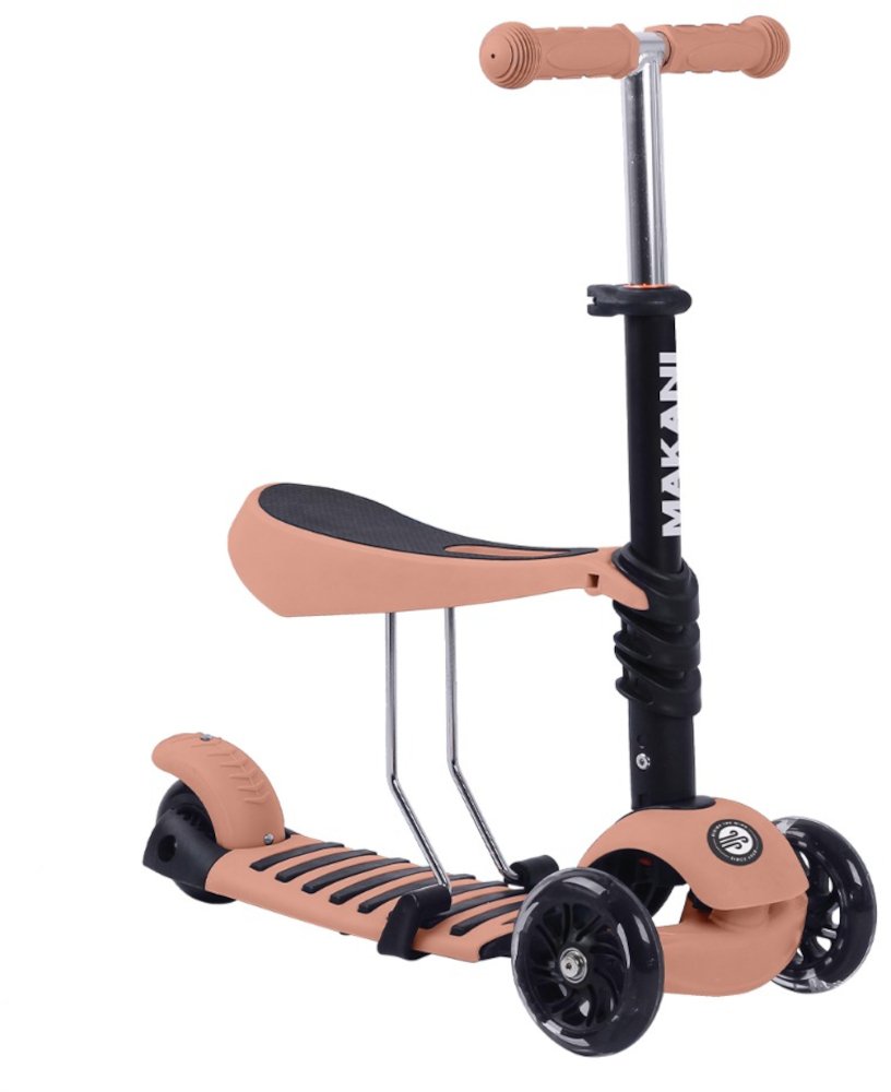 Πατίνι Τρίτροχο 3σε1 έως 50kg Makani Pastel Kikka Boo Peach