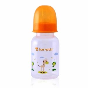 Μπιμπερό Πλαστικό 125ml +0 μηνών Simple Lorelli Orange Giraffe