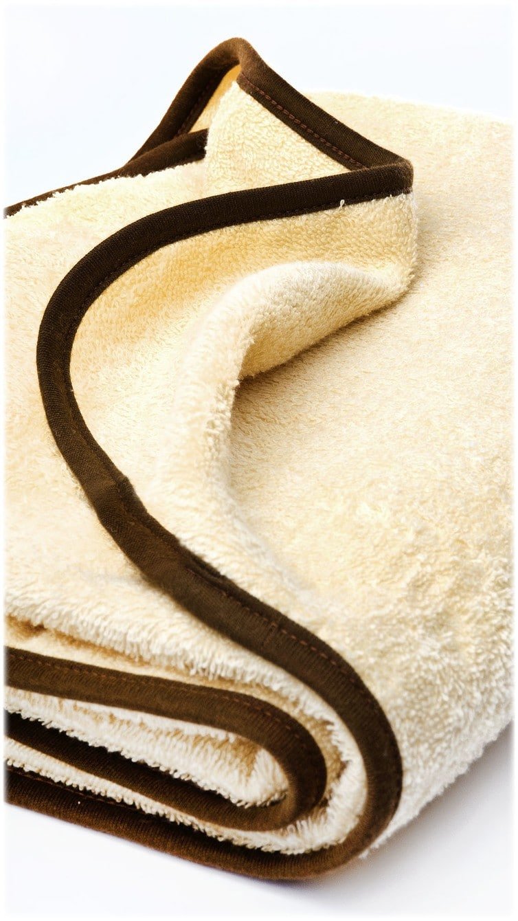 Πετσέτα με Κουκούλα 100x100cm Sensillo Morse Beige - Image 3