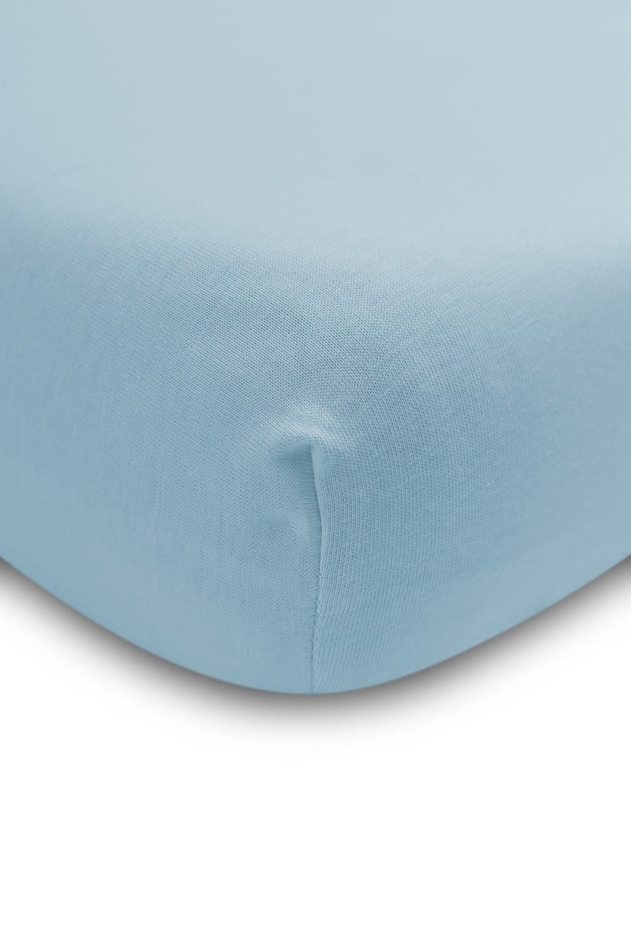 Σεντόνι με Λάστιχο 60x120x15cm Jersey Sensillo Deluxe Blue - Image 3