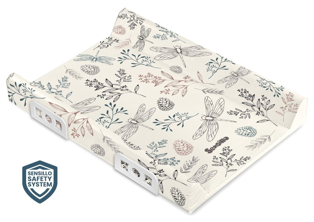 Aλλαξιέρα με Σκληρή Βάση 50x70cm Sensillo Botanical Beige