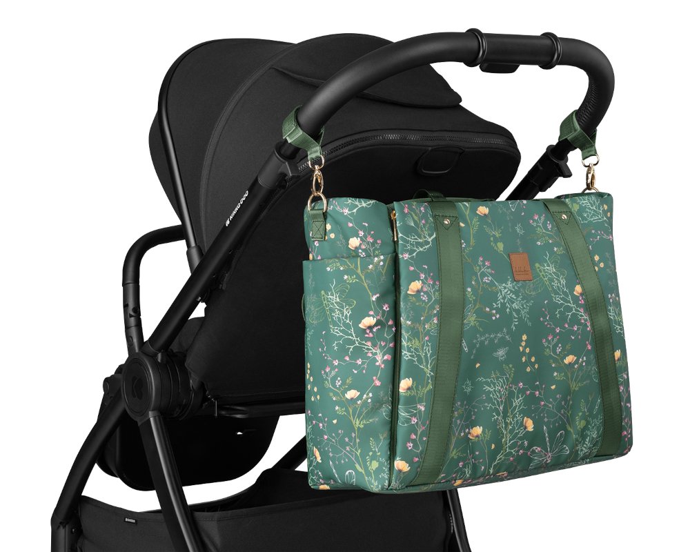 Τσάντα Μαμάς με Αλλαξιέρα Florence Kikka boo Secret Garden Green - Image 6