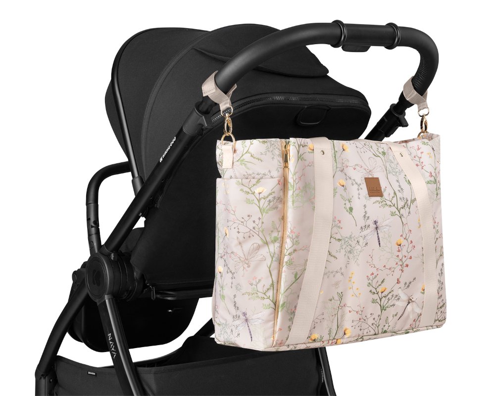 Τσάντα Μαμάς με Αλλαξιέρα Florence Dreamy Fields Kikka boo Secret Garden Beige - Image 6