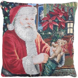 Μαξιλάρι Χριστουγέννων 45x45cm Santa