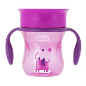 Κύπελλο με Λαβές 2σε1 200ml Chicco Pink