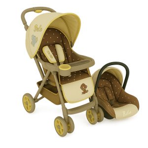 Καρότσι 2σε1 με car seat 0-13kg Bello Beboulino Dog & Cats