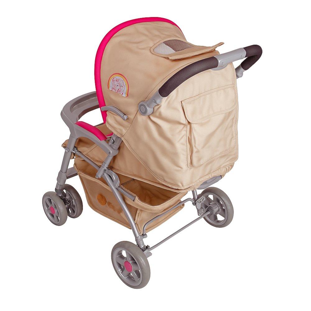 Καρότσι 2σε1 με car seat 0-13kg Bello Beboulino Pink Bears Of Love - Image 5