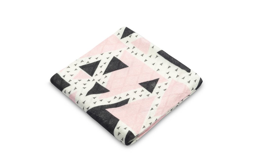 Πανά 75x75cm Bamboo Sensillo Pink Triangle